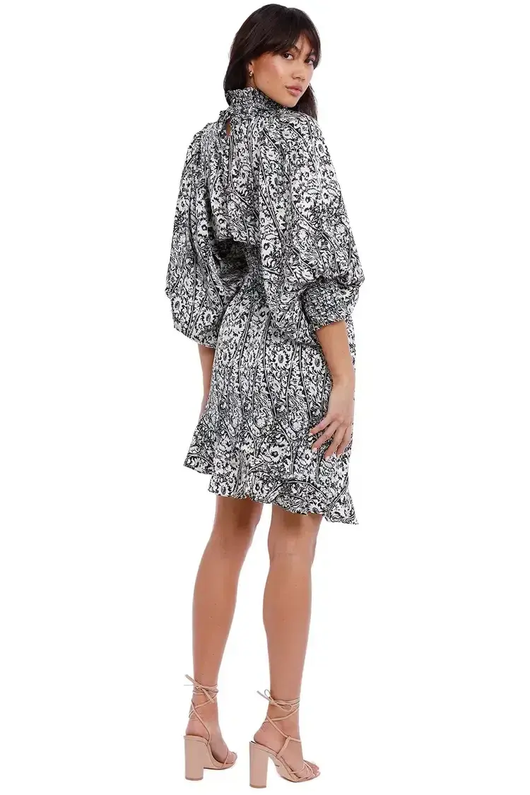 Elliatt Prevail Blouse and Mini Skirt Set Print Size 10 - Image 3