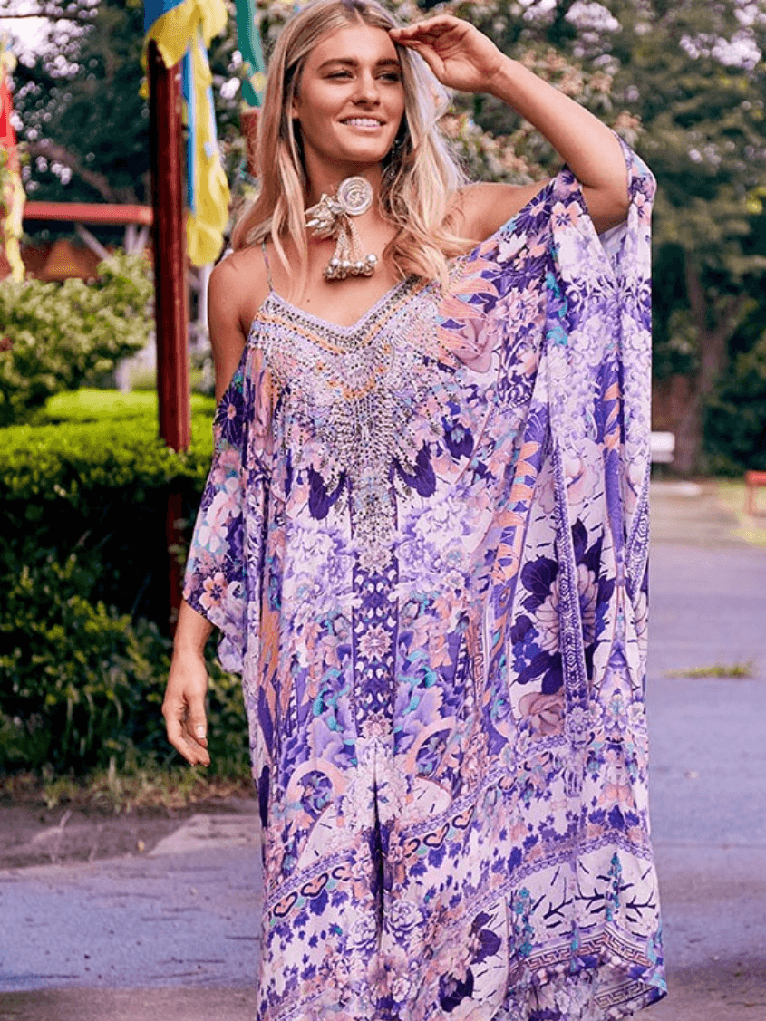 Camilla Still Life Shoestring Kaftan One Size - Image 1