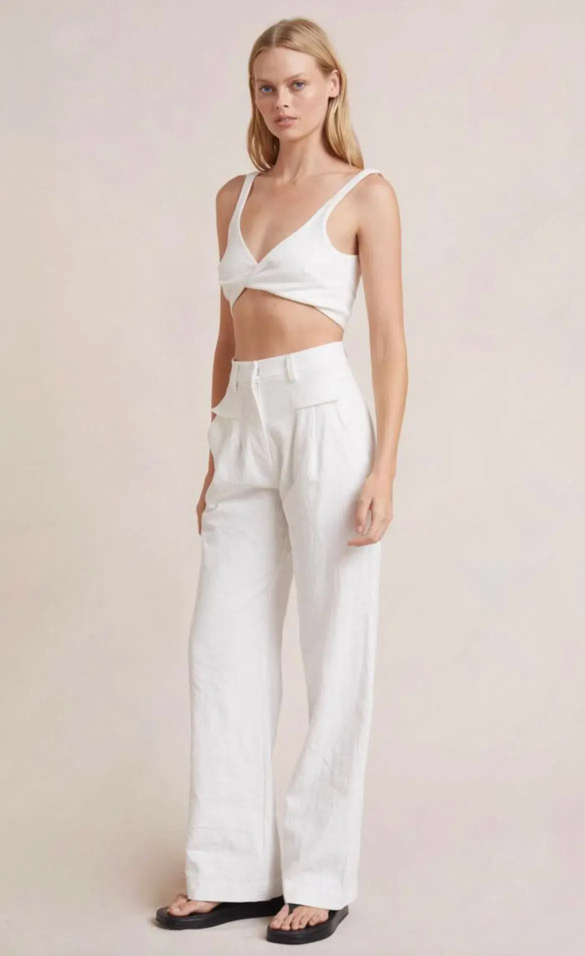 Bec & Bridge Phoebe Top in Ivory Size 14 - Image 2