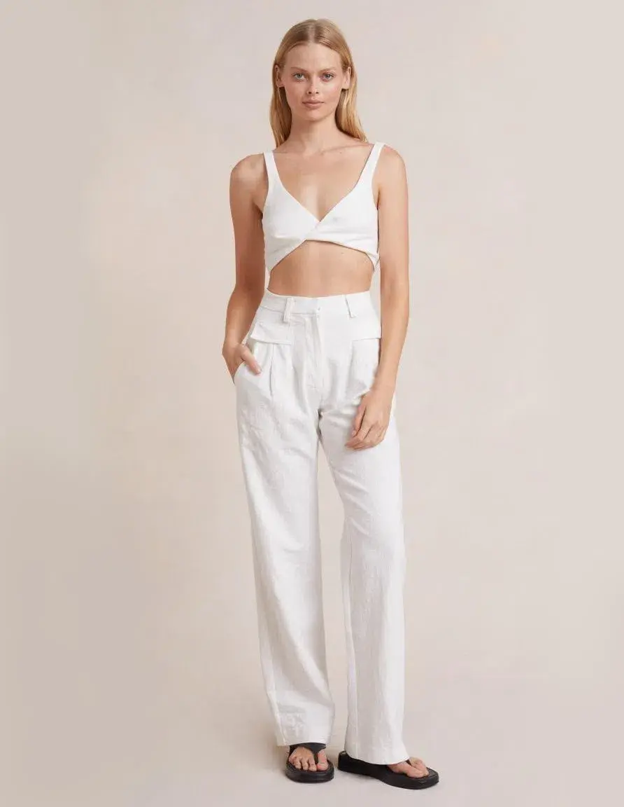 Bec & Bridge Phoebe Top in Ivory Size 14 - Image 1