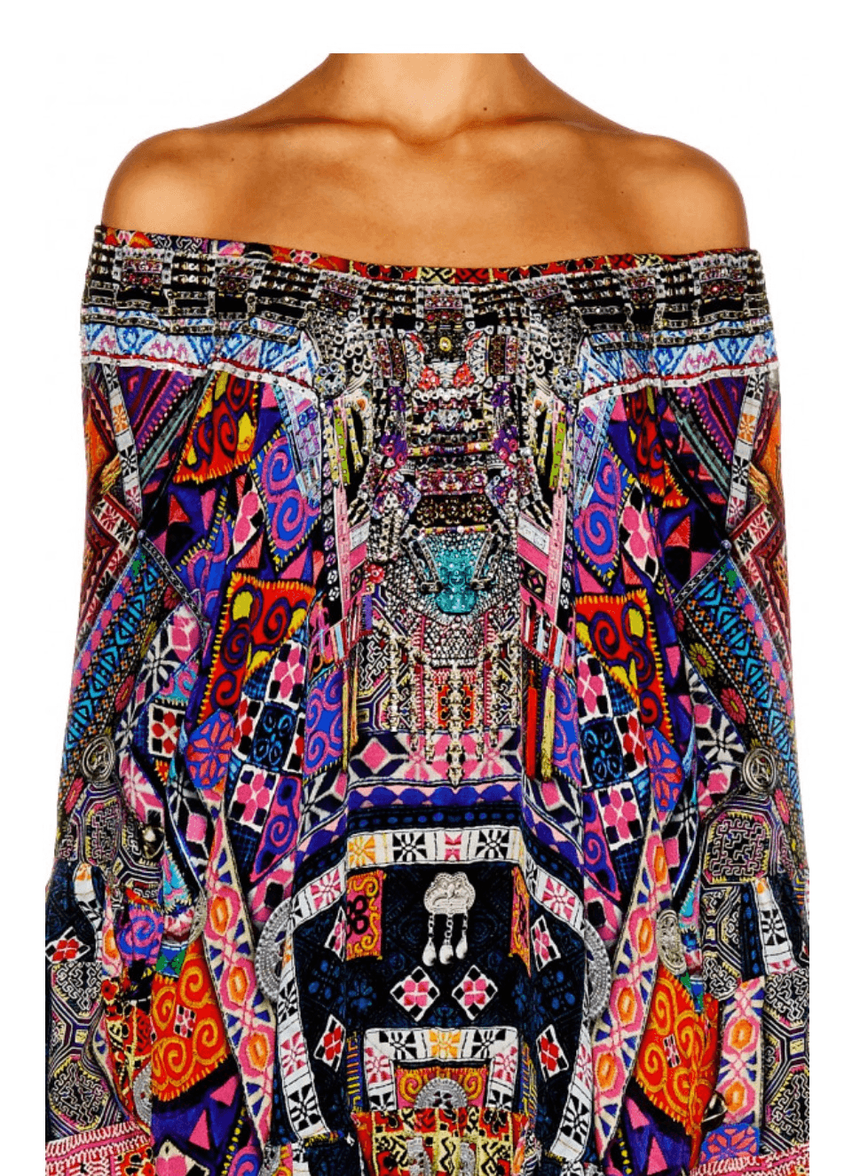 Camilla Patch Me Up A Line Frill Dress XS - Image 8