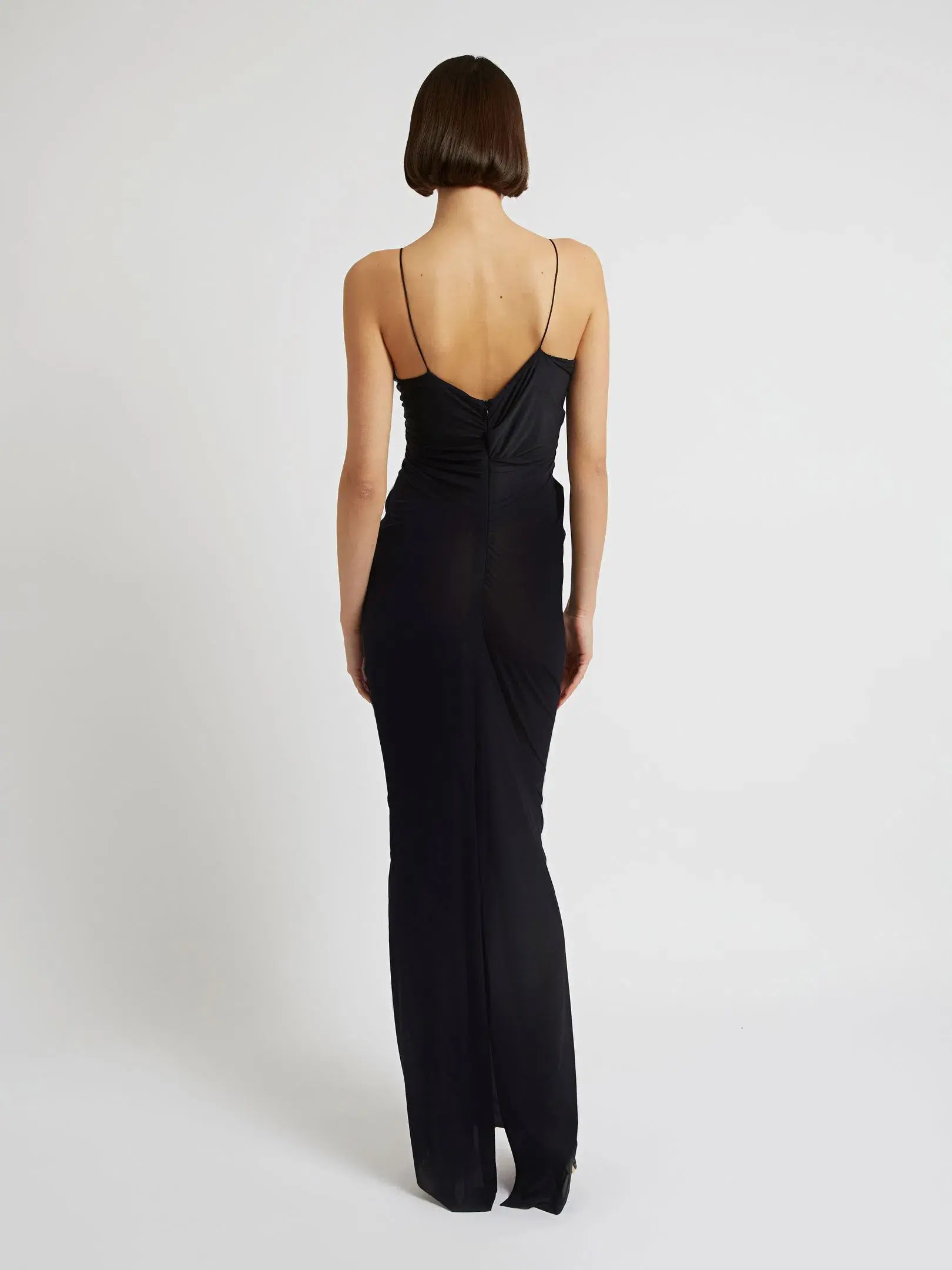 Christopher Esber Moleer Venus Dress Black Size 8 - Image 3