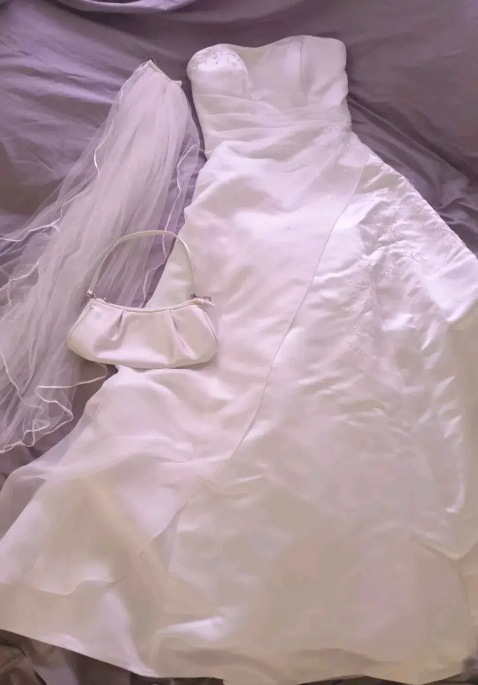 Brisbane Bridal  couture designed  Strapless Bridal Gown White Size 8   - Image 3