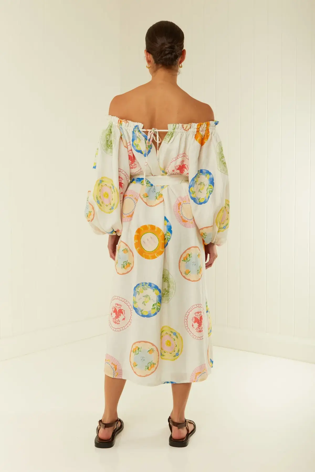 Palm Noose Sicily Dress Multi Print One Size - Image 4