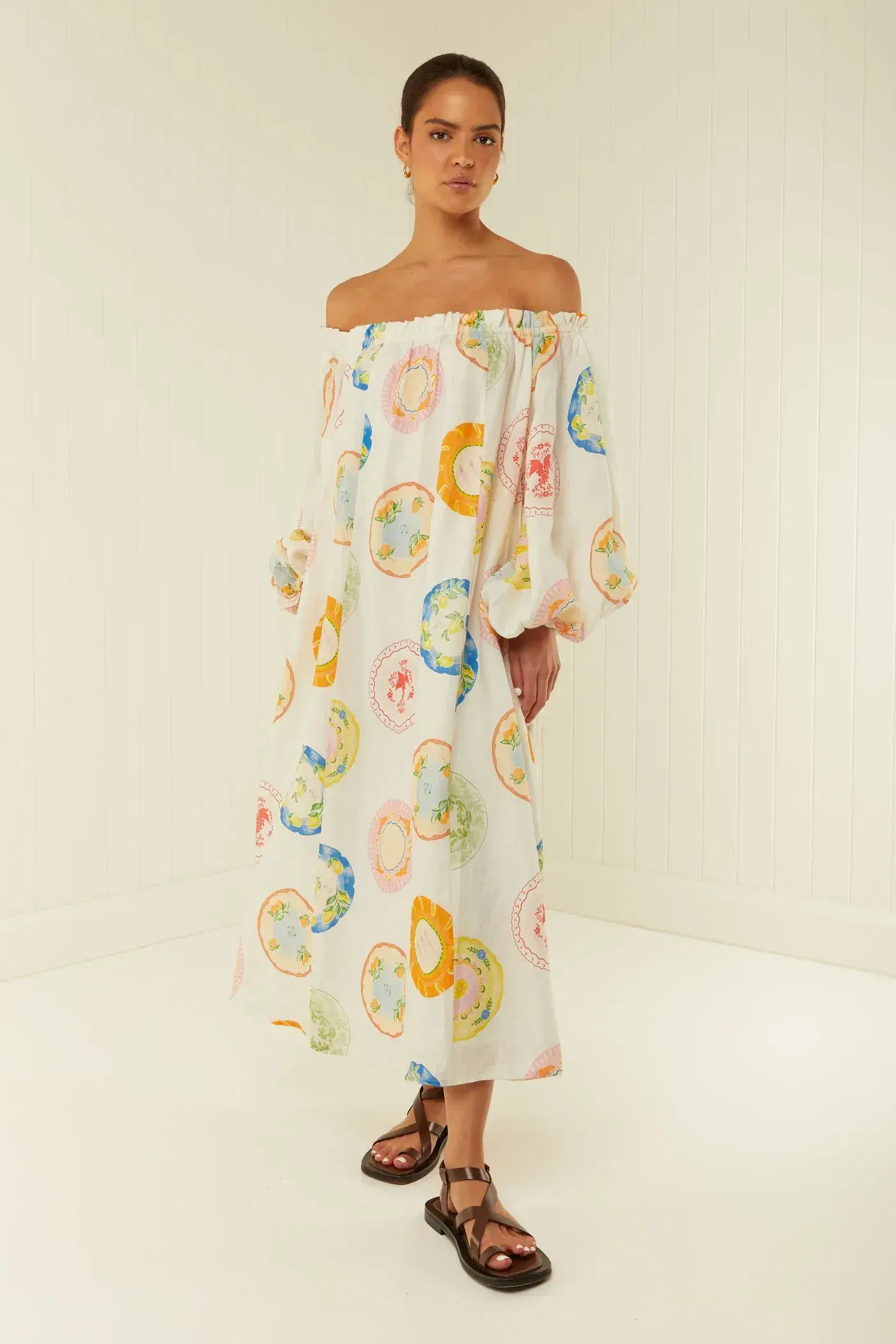 Palm Noose Sicily Dress Multi Print One Size - Image 2