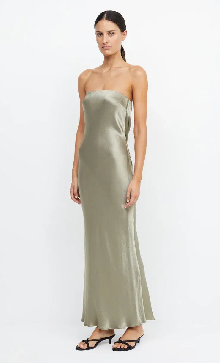 Bec & Bridge Moon Dance Strapless Maxi Sage Size 8 - Image 2