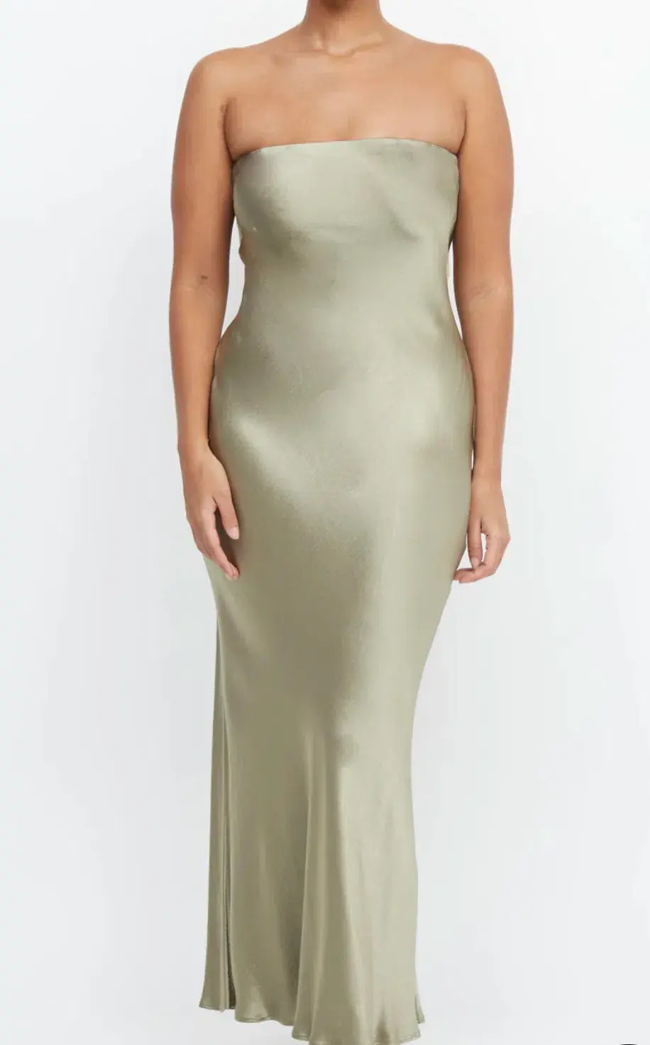 Bec & Bridge Moon Dance Strapless Maxi Sage Size 8 - Image 4