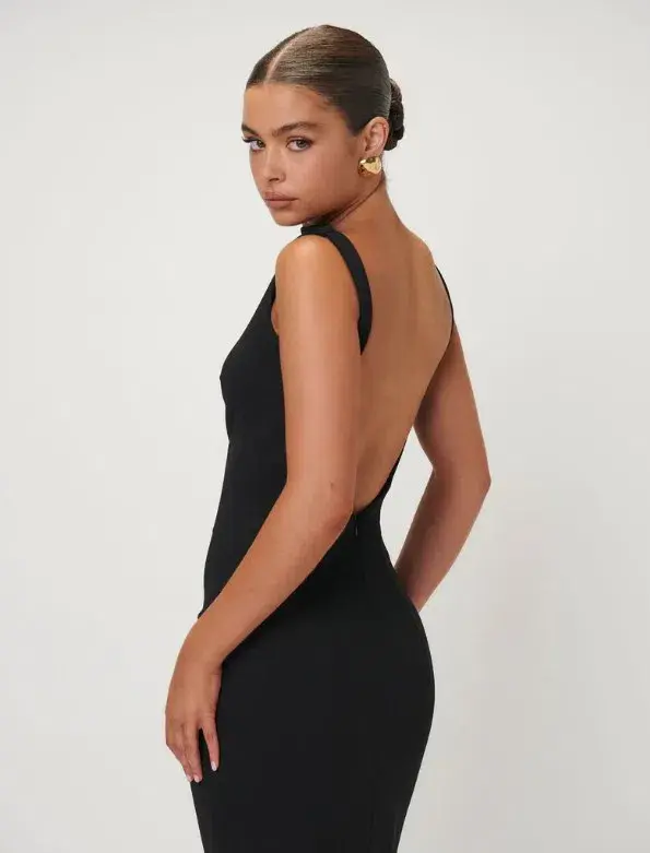 Effie Kats Verona Gown Black Size 8 - Image 2