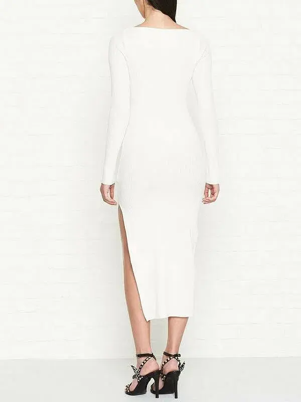 Bec & Bridge Iman Midi Dress Ivory White Size 6 - Image 2