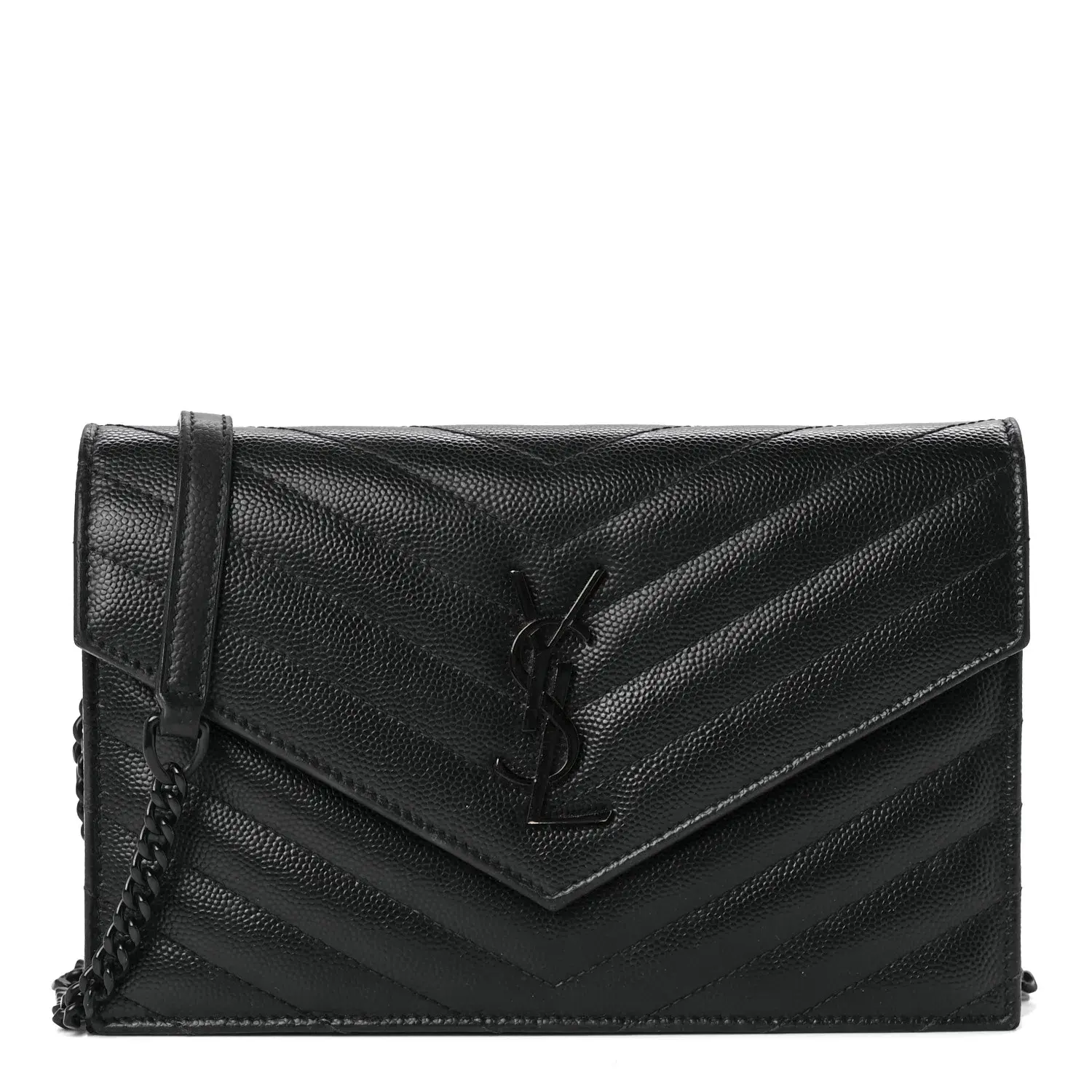 YSL Envelope Bag Black  - Image 2