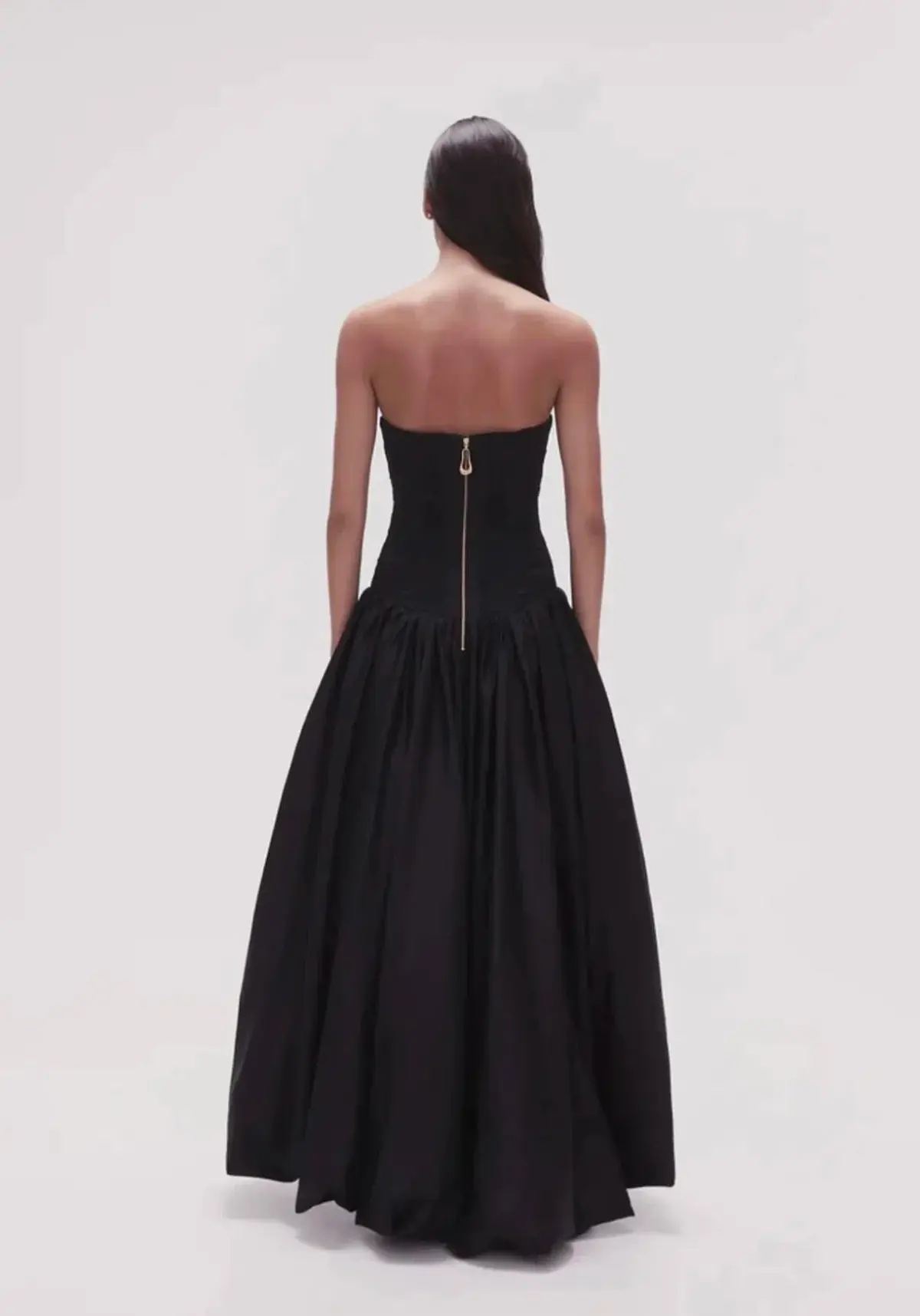 AJE Violette Bubble Hem Maxi Dress Black Size 12 - Image 3
