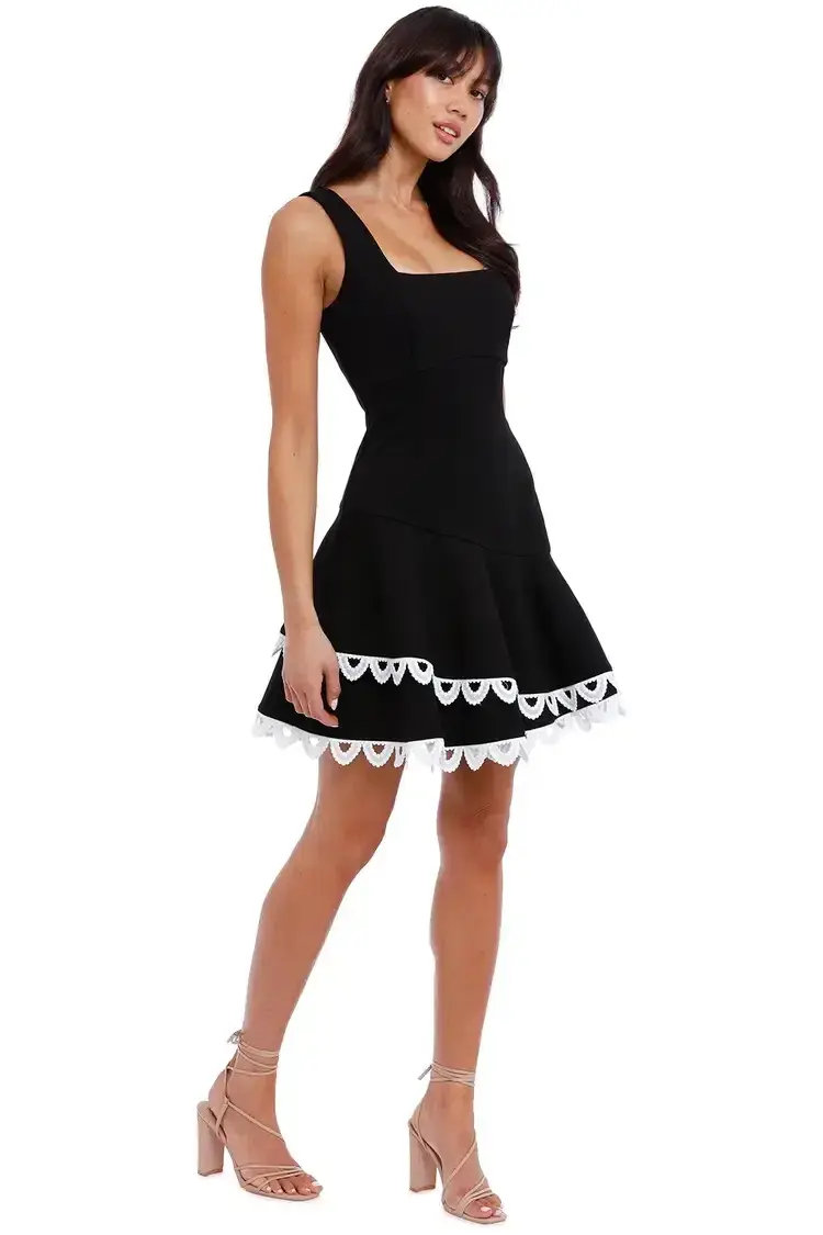 Elliatt Elevated Dress in Black Size 12 - Image 1