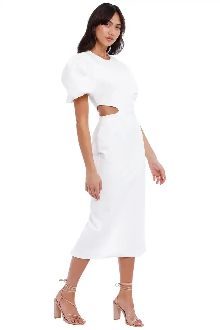 Elliatt Suffage Dress in White Size 8 - Image 1