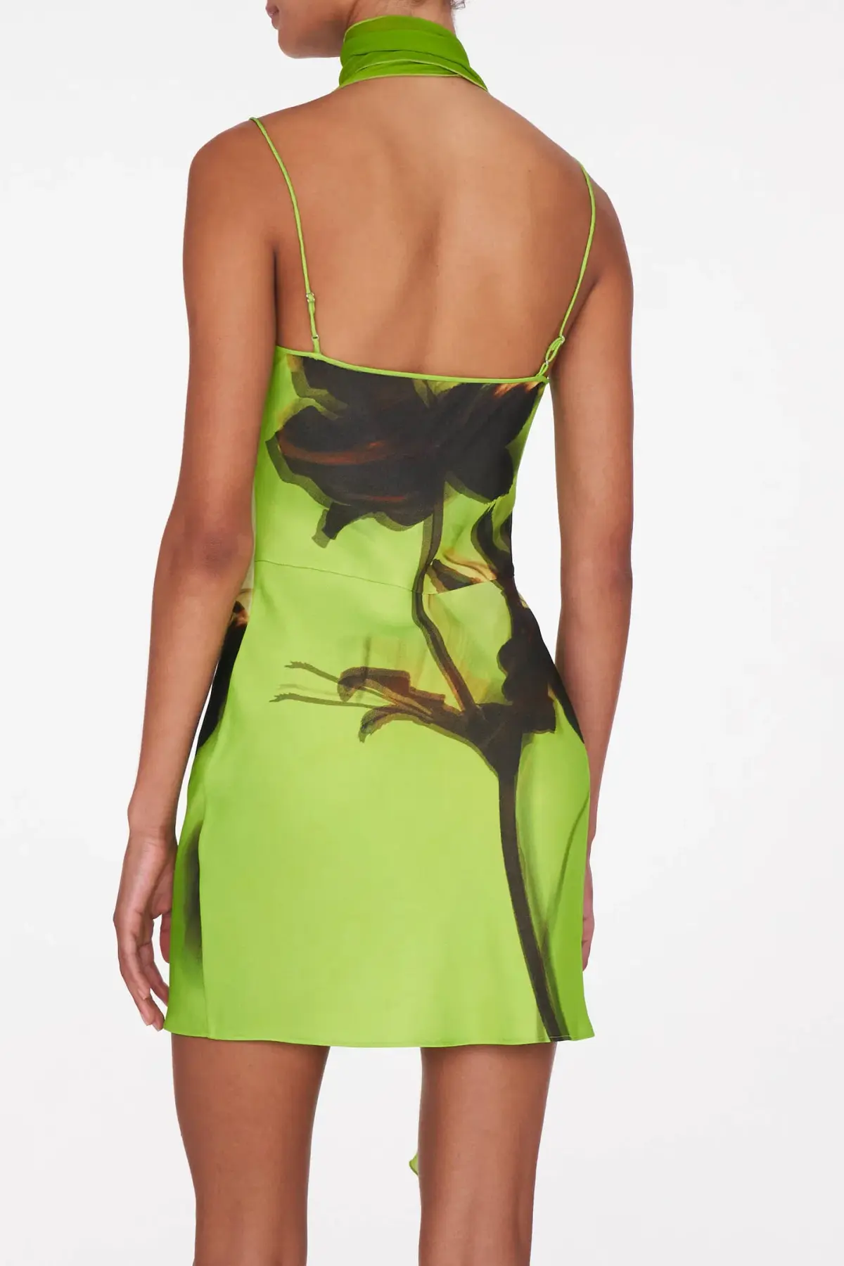 Rat & Boa Orisha Mini Dress Green Size Small/Au 8 - Image 3