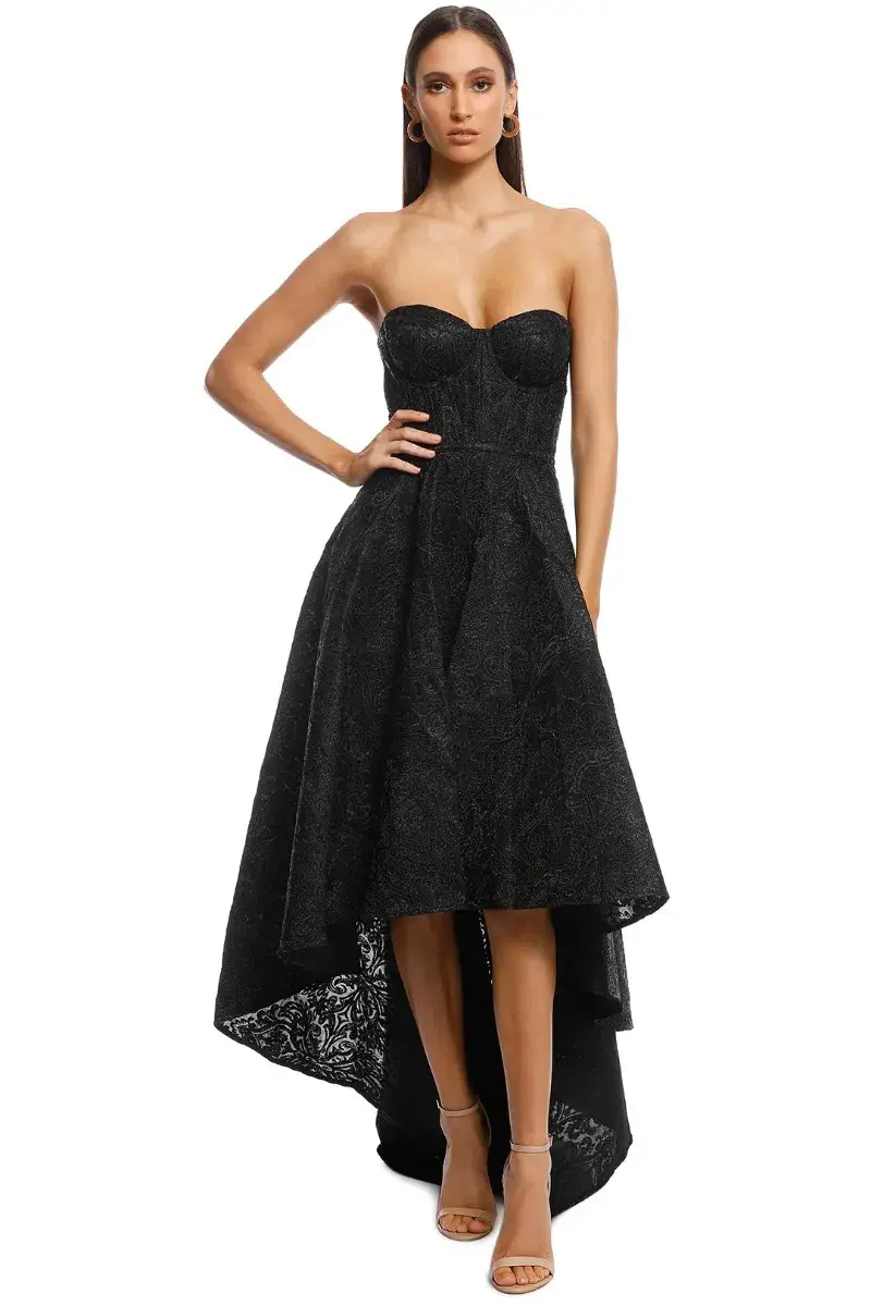 Elle Zeitoune Gianna Black Size 10 for rent on The Volte - main image