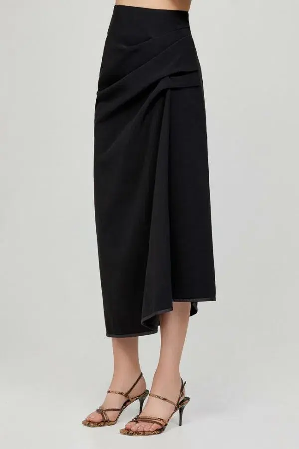 Acler Thistle Top and Skirt Black Size 10 - Image 2