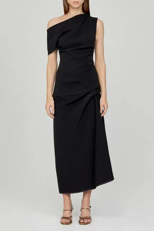 Acler Thistle Top and Skirt Black Size 10 for rent on The Volte - main image