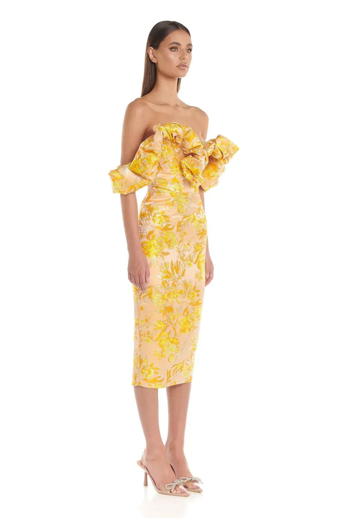 Eliya the Label Brielle Midi Dress Floral Size 10 - Image 5