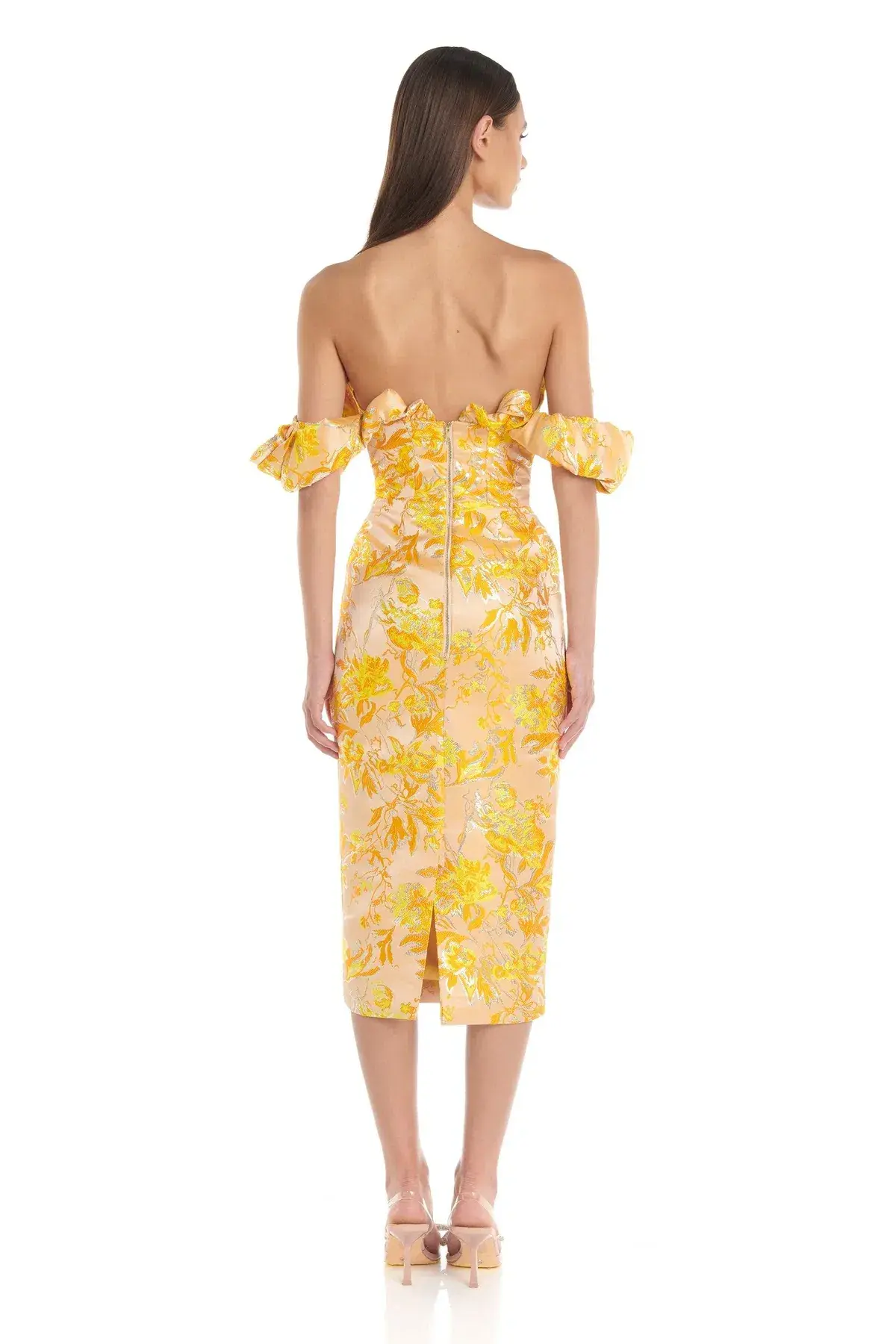 Eliya the Label Brielle Midi Dress Floral Size 10 - Image 3