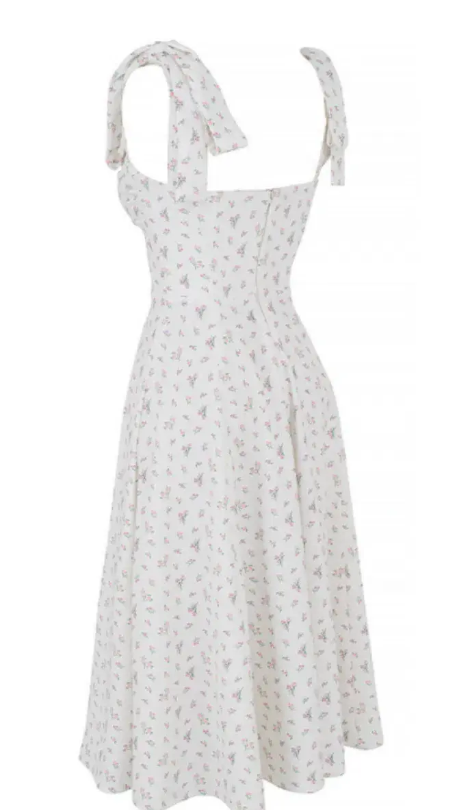 House of CB Alicia Midi Sundress White Floral Size S / AU 8 - Image 6
