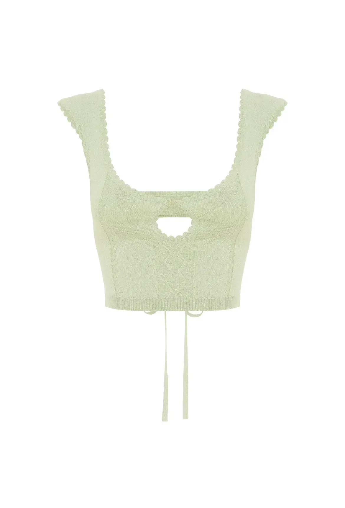 Amiss the Label Joanne Top & Skirt Set Green Size 12 - Image 5