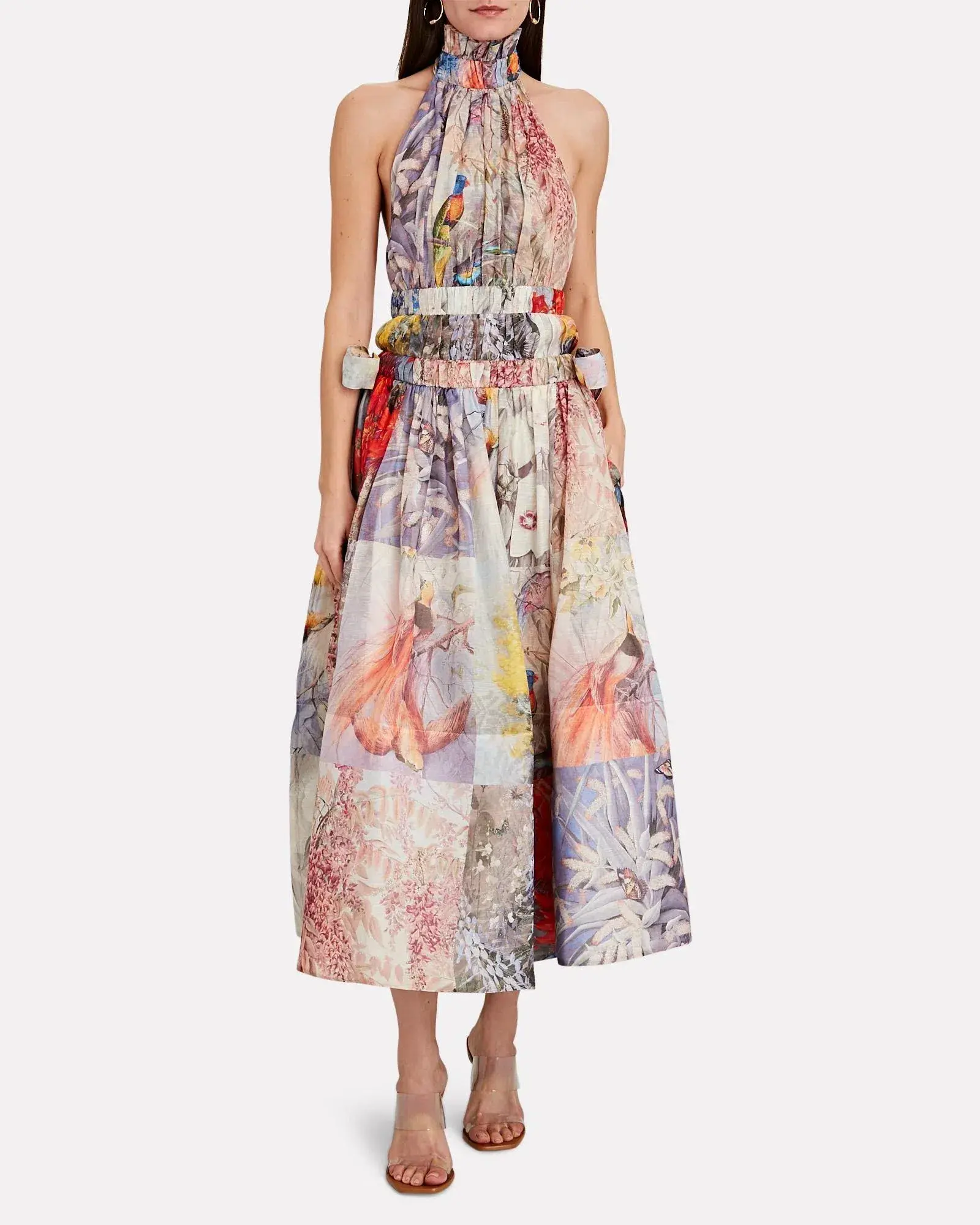 Zimmermann Botanica Halter Neck Gown Print Size 0 / AU 8 - Image 1