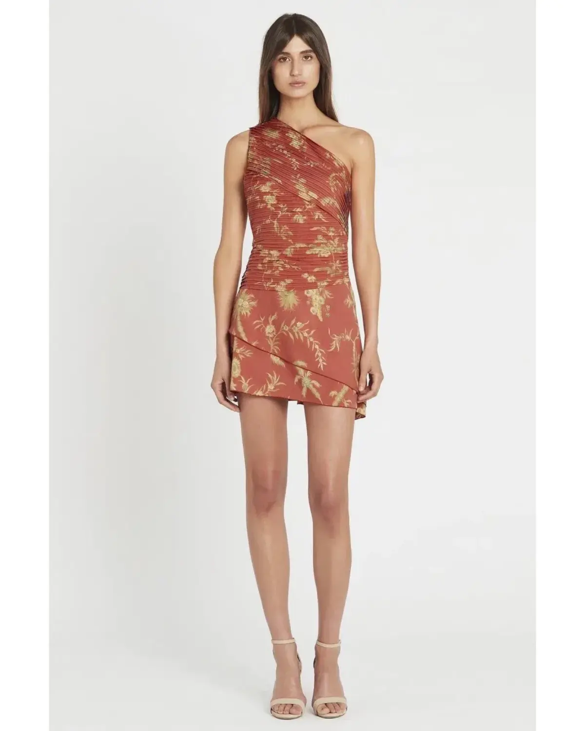 Sir the label Florentine Dress Rust Orange Size AU 10 - Image 1