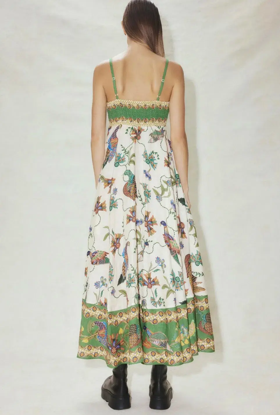 Alemais Birdie Midi Dress Print Size 10 for rent on The Volte - main image