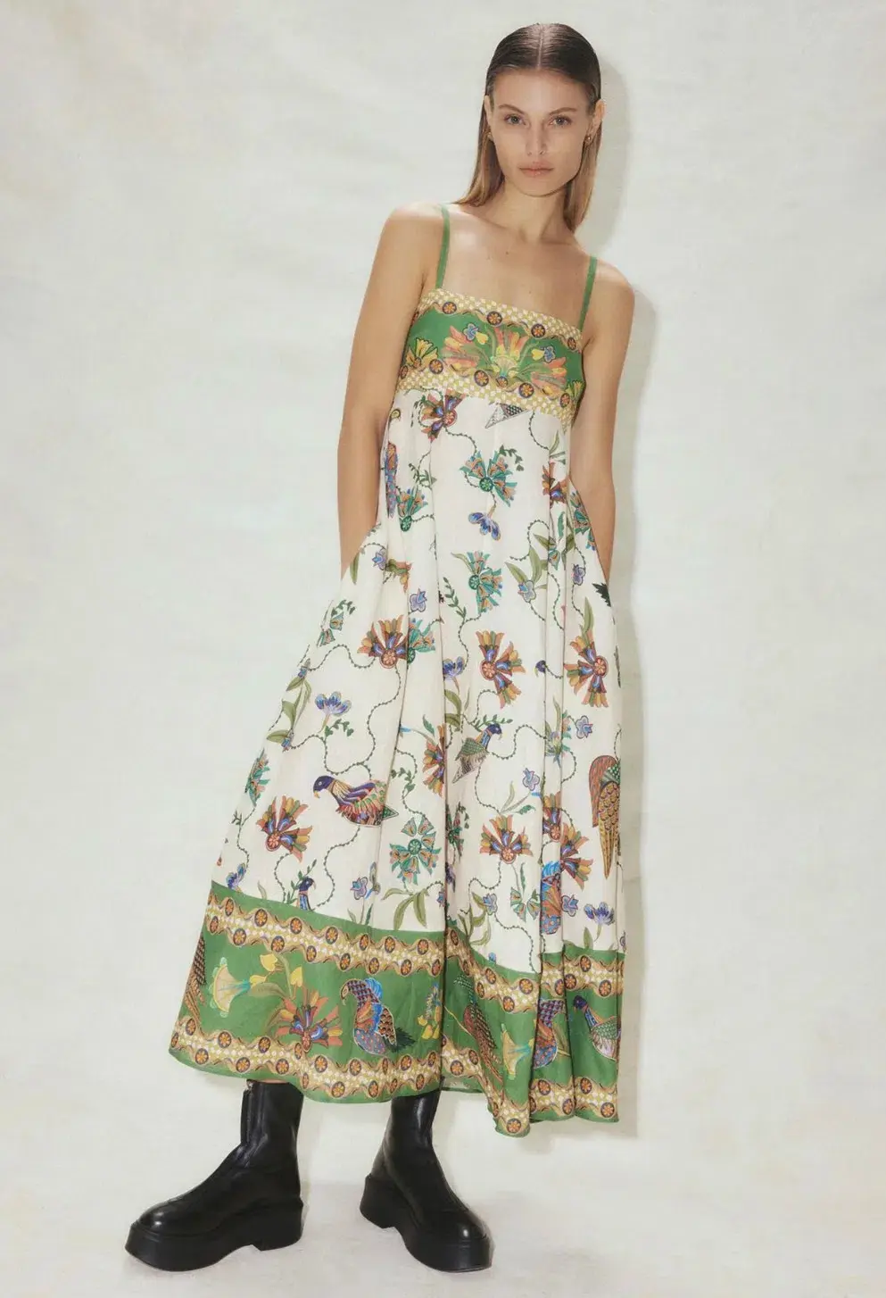 Alemais Birdie Midi Dress Print Size 10 - Image 3