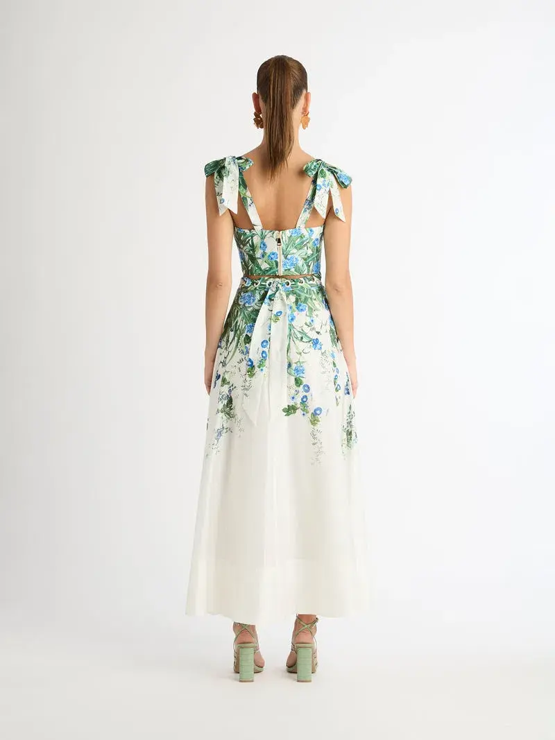 Sheike Madrid Skirt and Top Set Floral Size 12 for rent on The Volte - main image