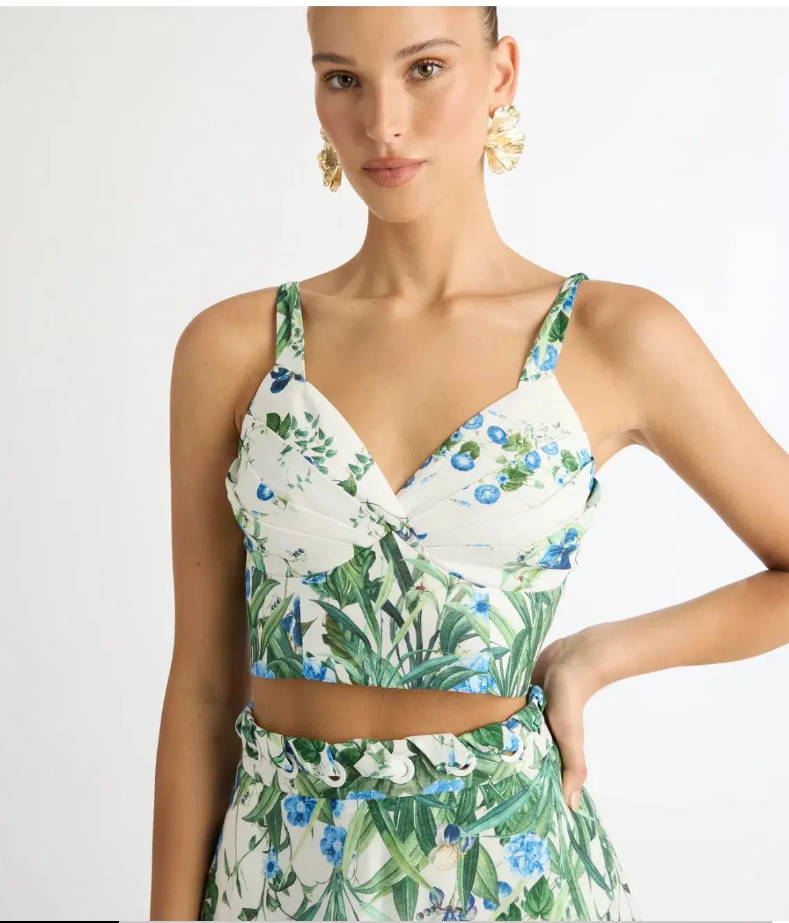 Sheike Madrid Skirt and Top Set Floral Size 12 - Image 2