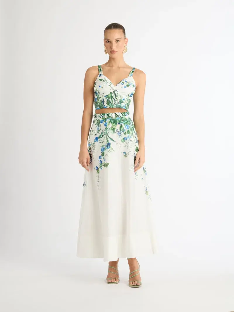 Sheike Madrid Skirt and Top Set Floral Size 12 - Image 1