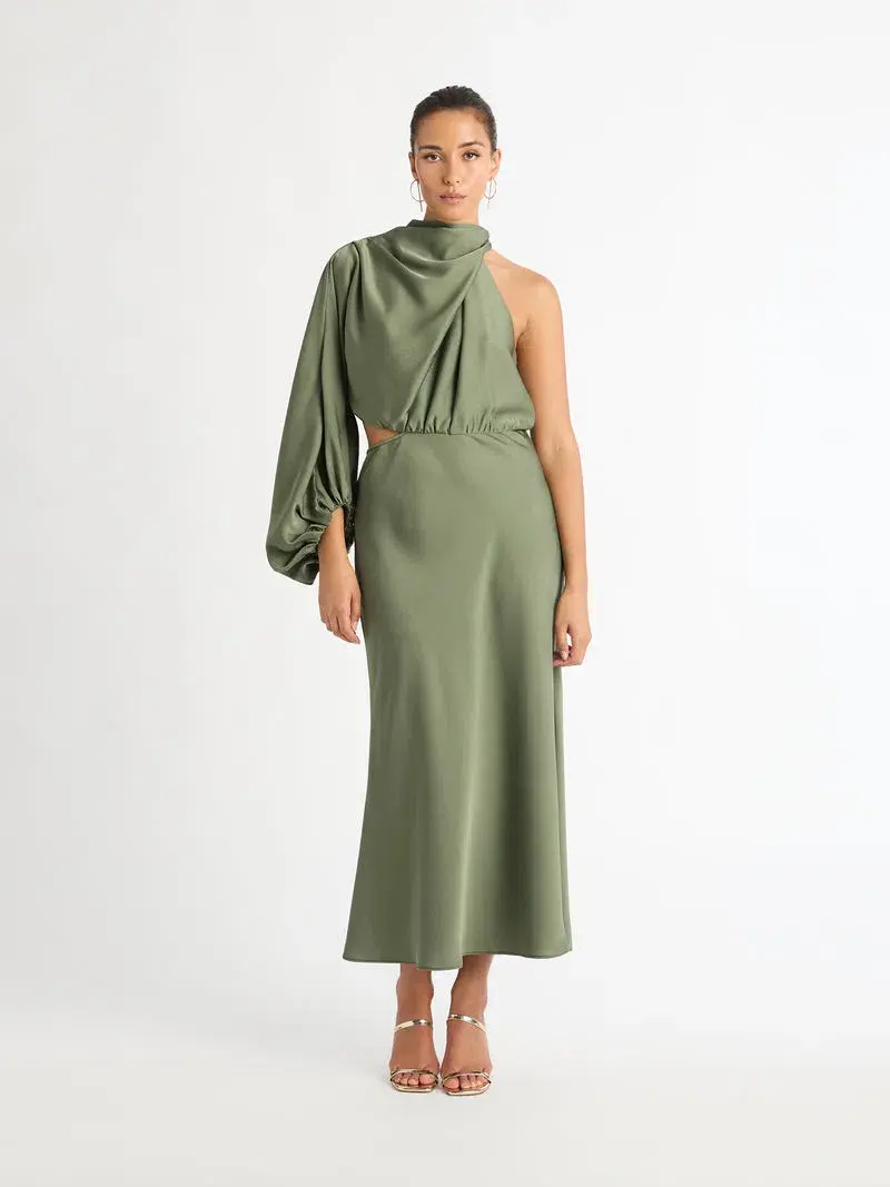 Sheike Olivia Maxi Dress Green Size 10 for rent on The Volte - main image