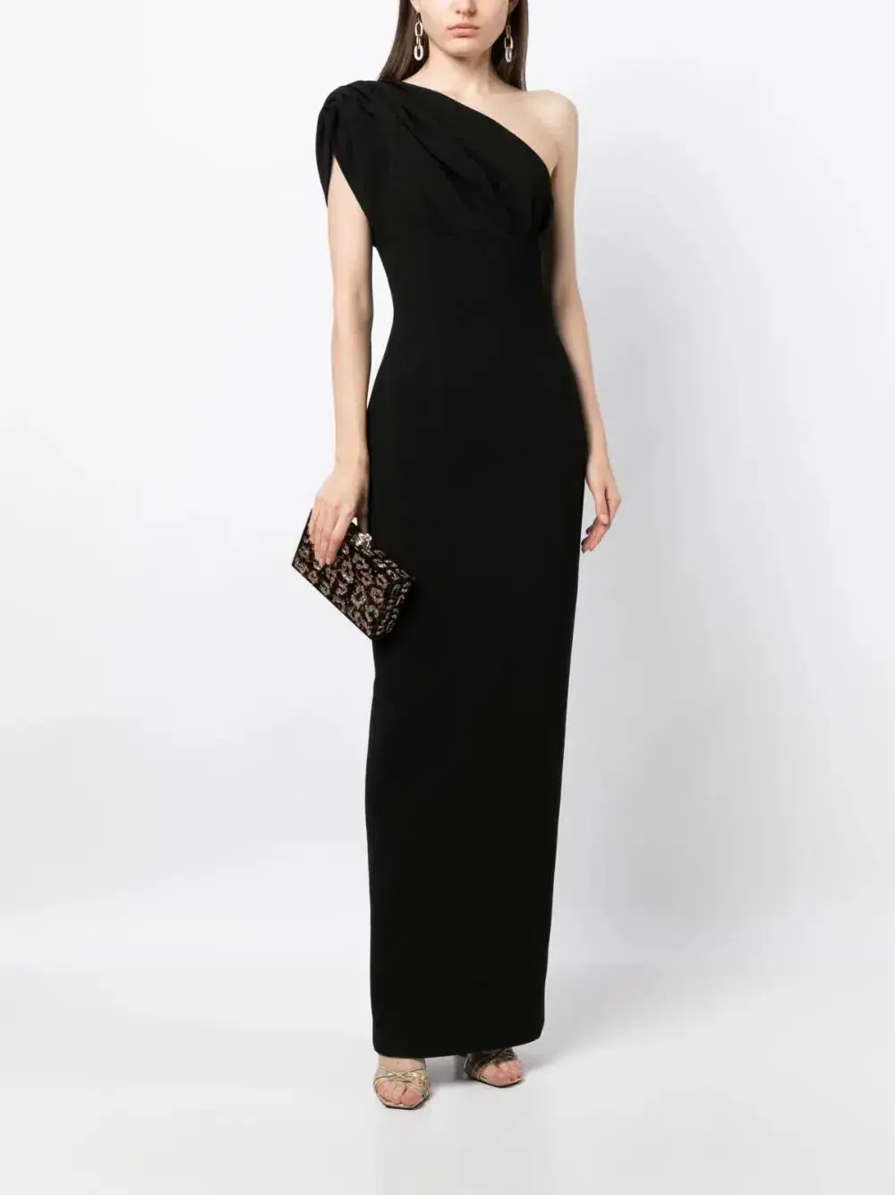 Rachel Gilbert Winnie Gown in Black Size 14 - Image 1