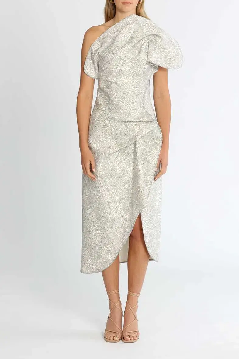 Acler Crawford Dress Print Size 10 - Image 1