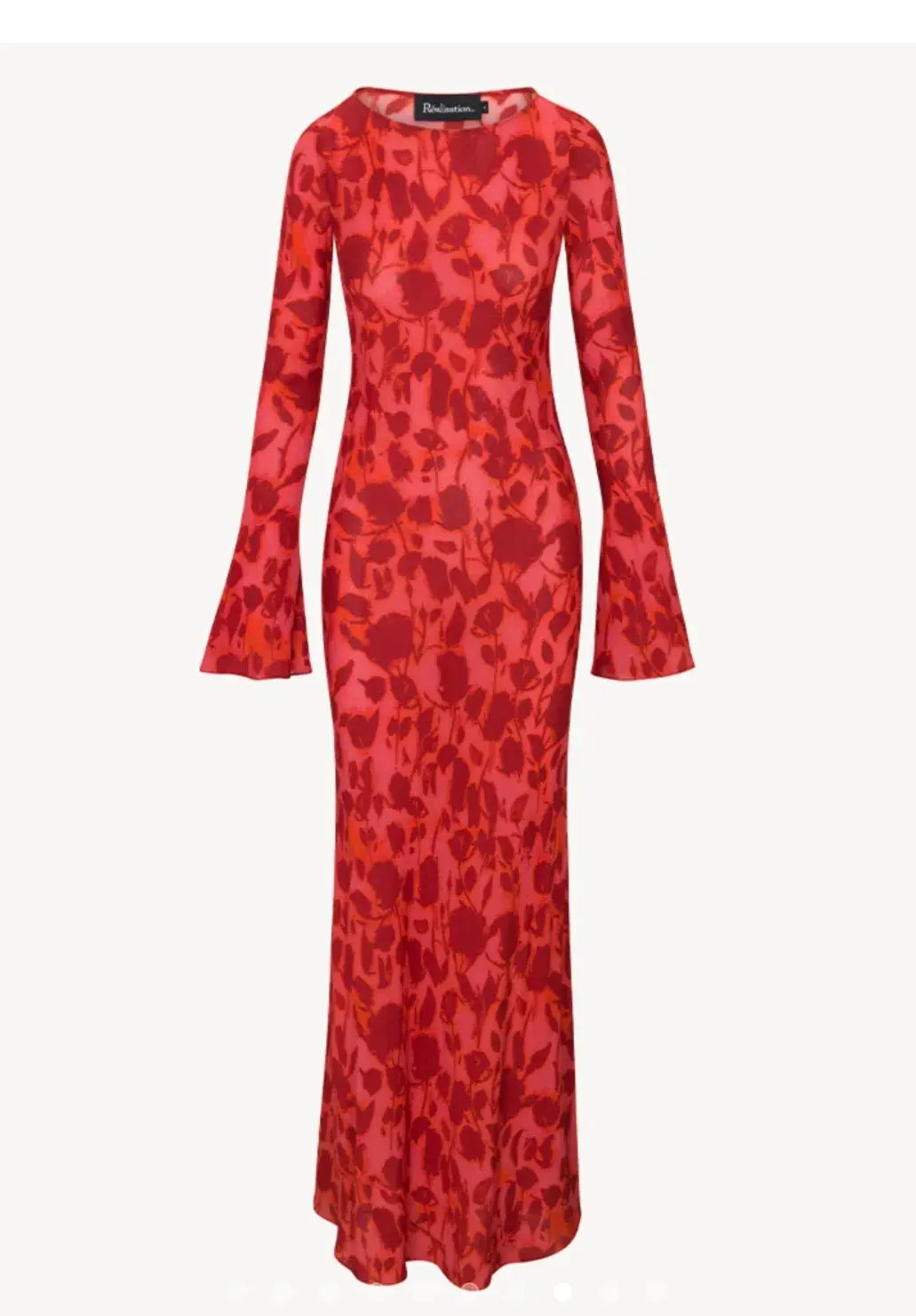 Realisation The Gia Dress Red Print Size 6 - Image 3