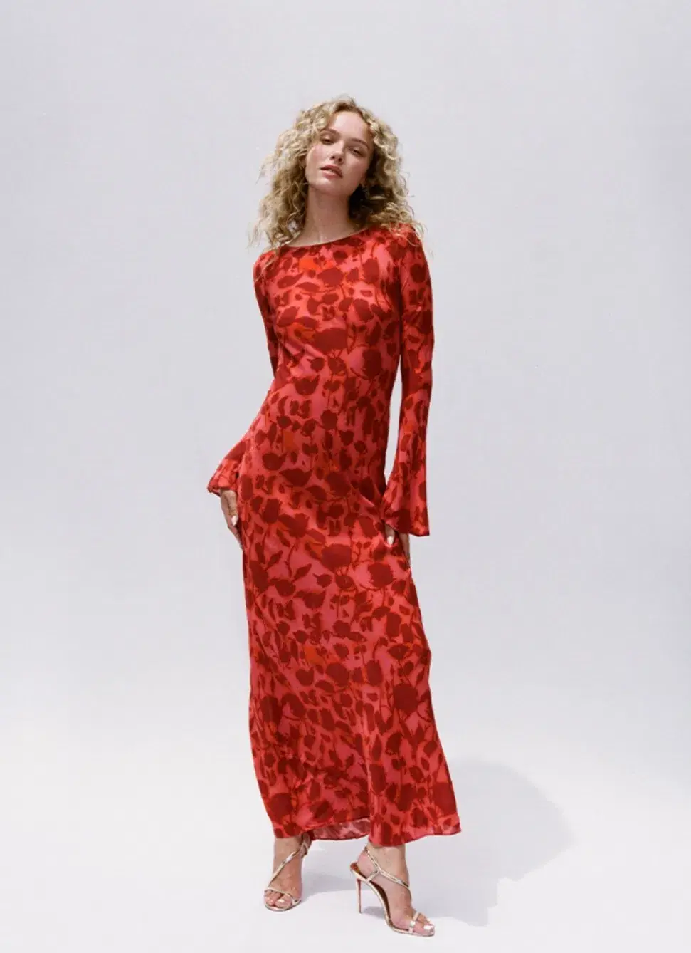 Realisation The Gia Dress Red Print Size 6 - Image 1