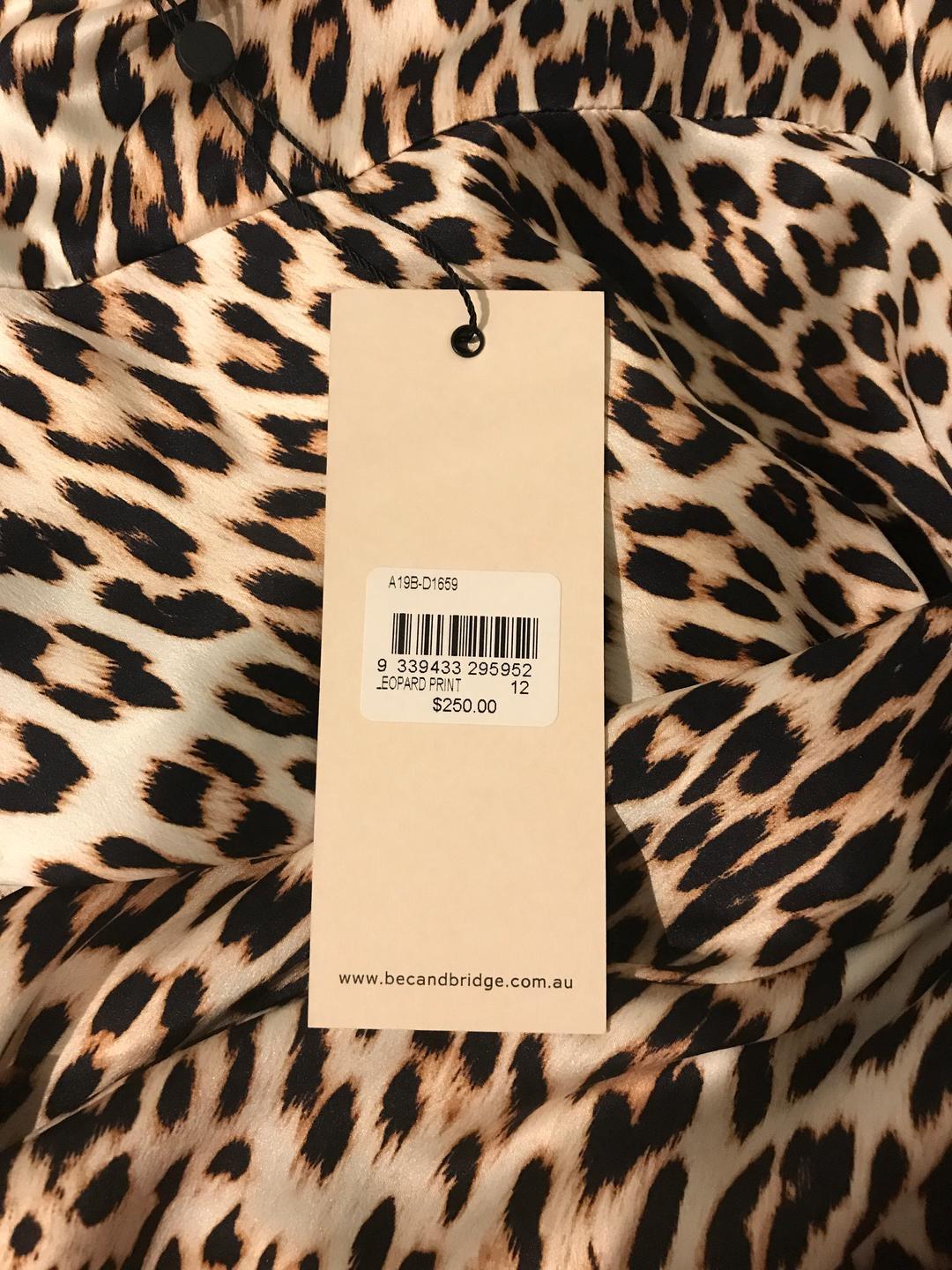 Bec & Bridge Feline Mini Dress Print Size 12 for rent on The Volte - main image