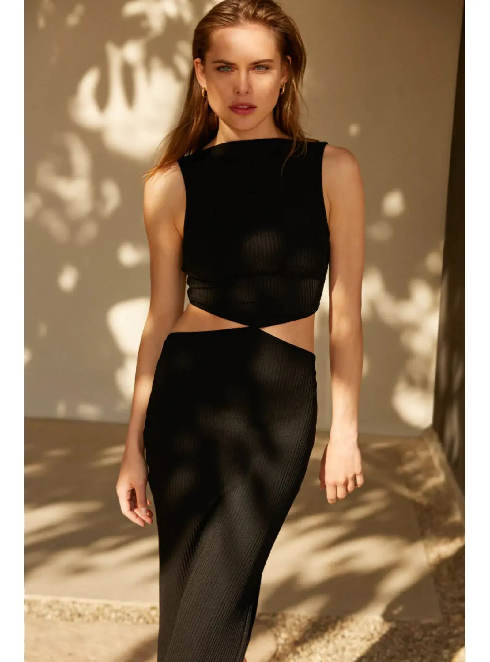Bec & Bridge Black Reba Midi Dress Size AU 6 - Image 1