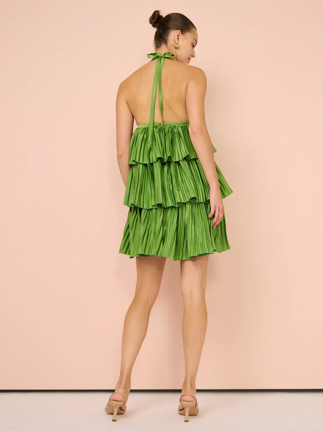 L'Idee Danse Mini Dress In Fern Size 10  - Image 7