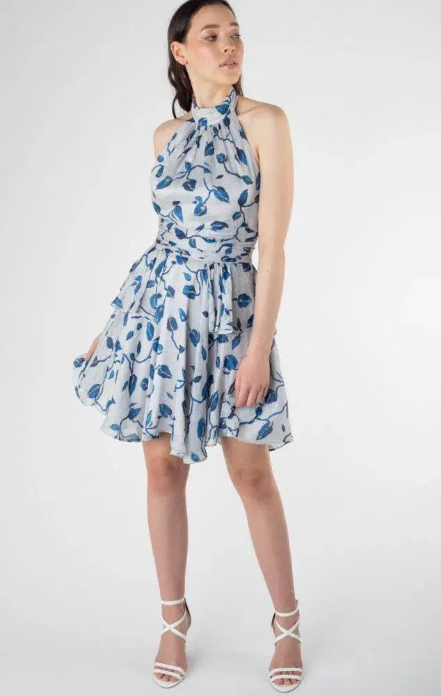 Aje Tilly Dress Vine Print Size 6 - Image 3