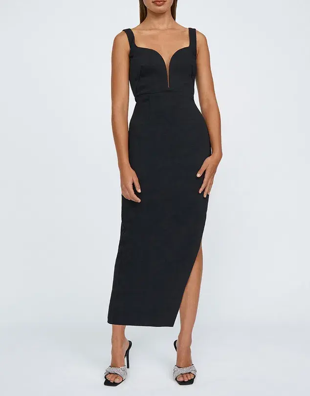 By Johnny Kimberly Full Length Dress Black Size 12  - Image 2