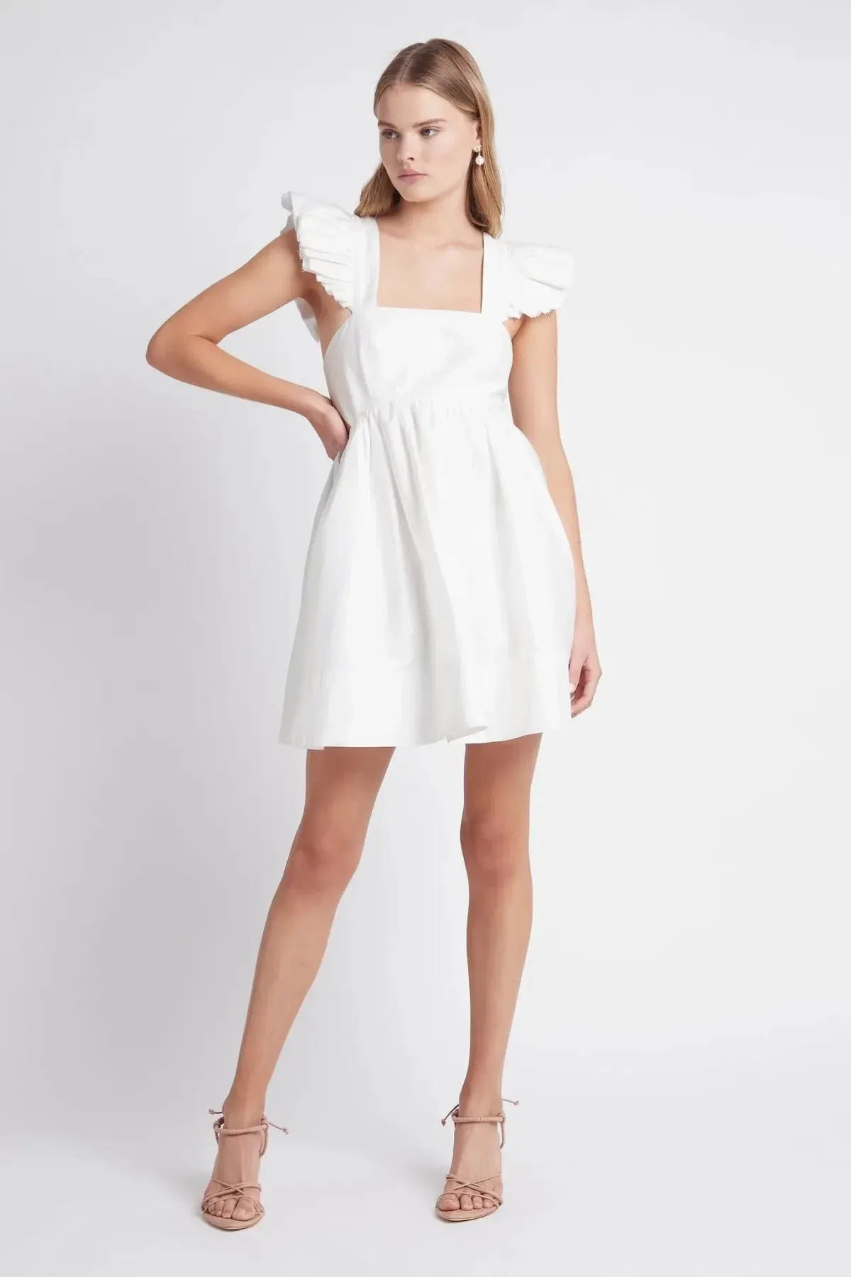 AJE Midsummer Mini Dress Ivory Size 12 - Image 1