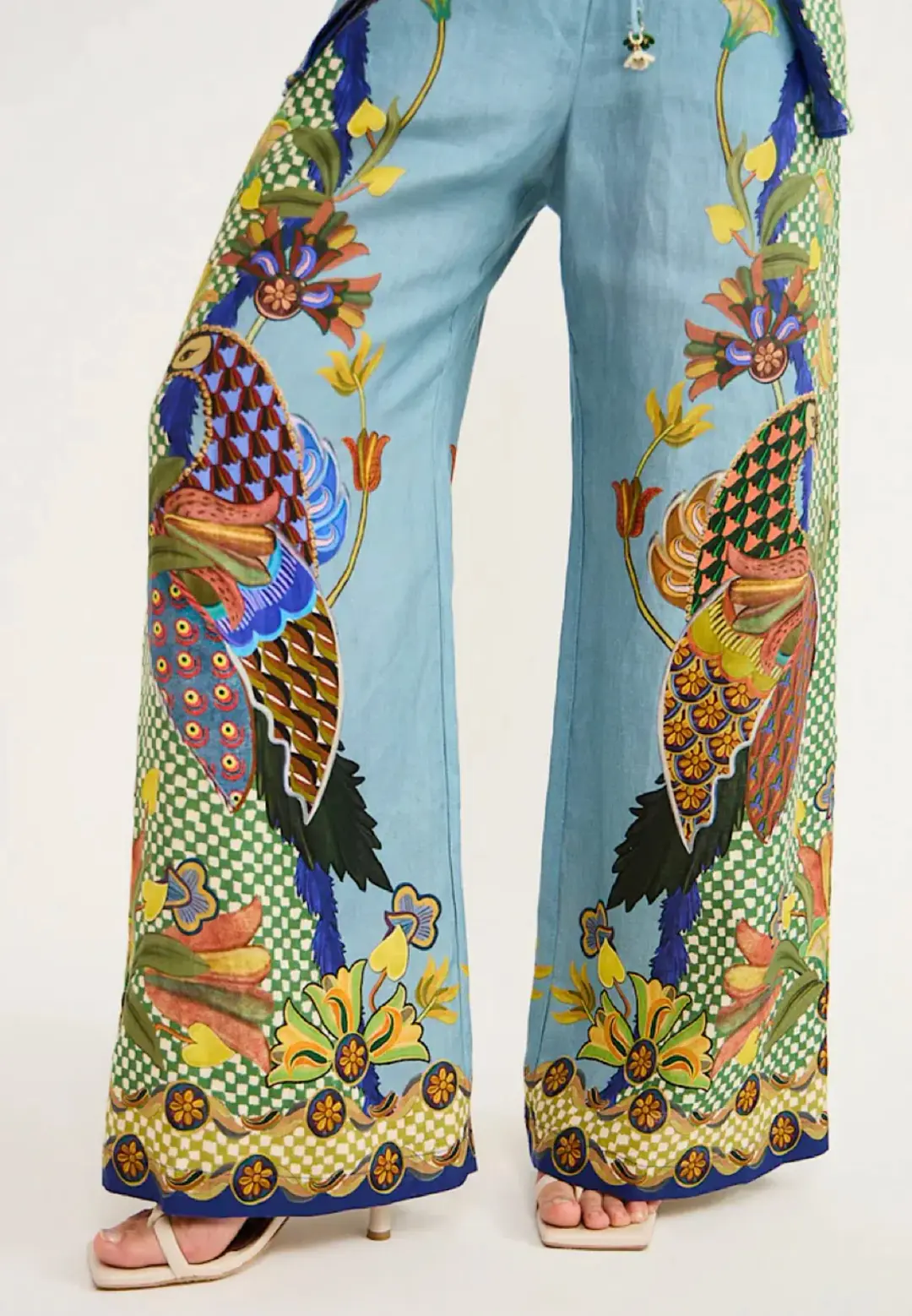 Alemais Gilly Shirt and Pants Set Print Size 10 for rent on The Volte - main image