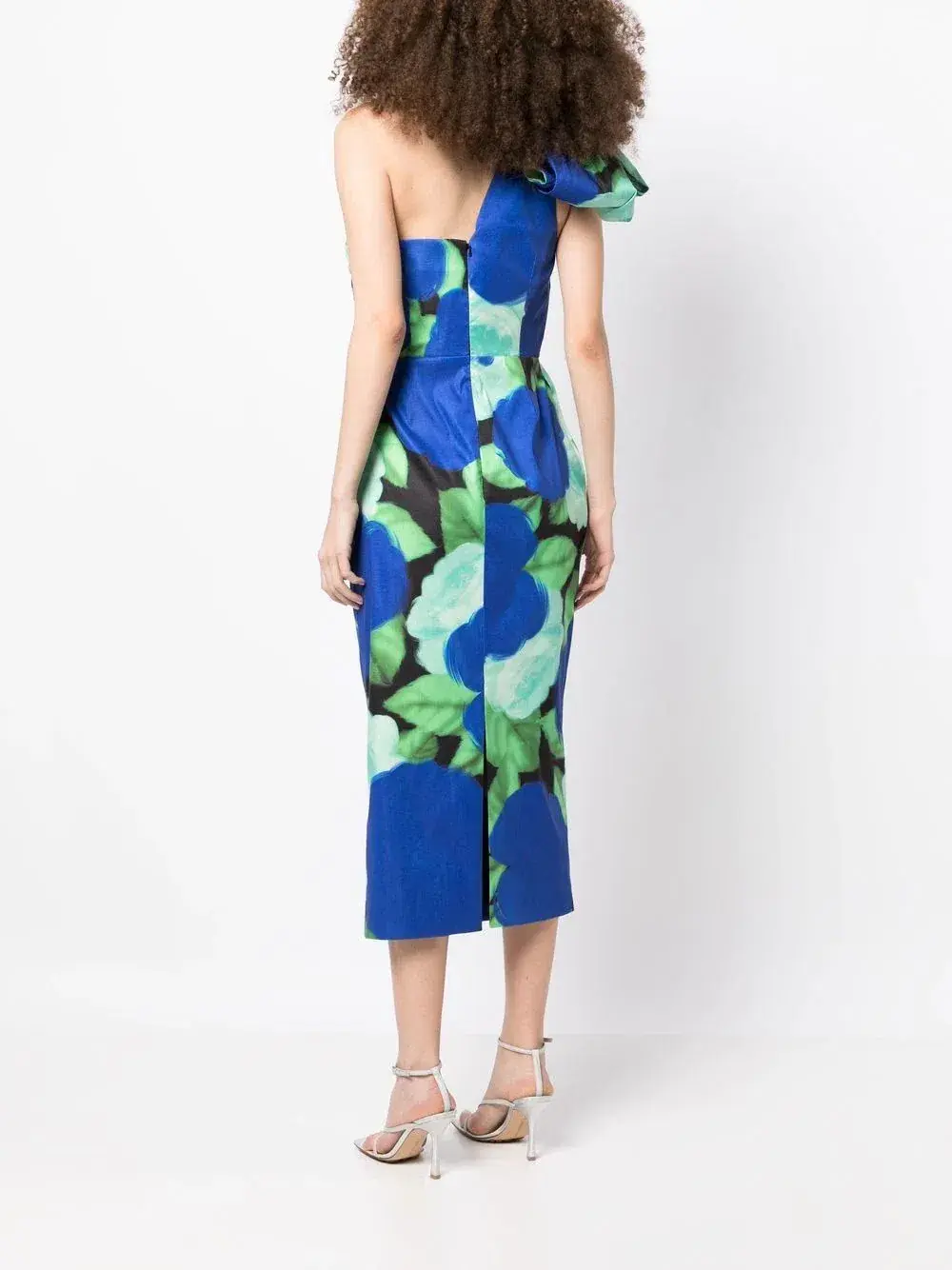 Rachel Gilbert Fauve Midi Dress Electric Floral Print Size 1 / AU 8 - Image 3