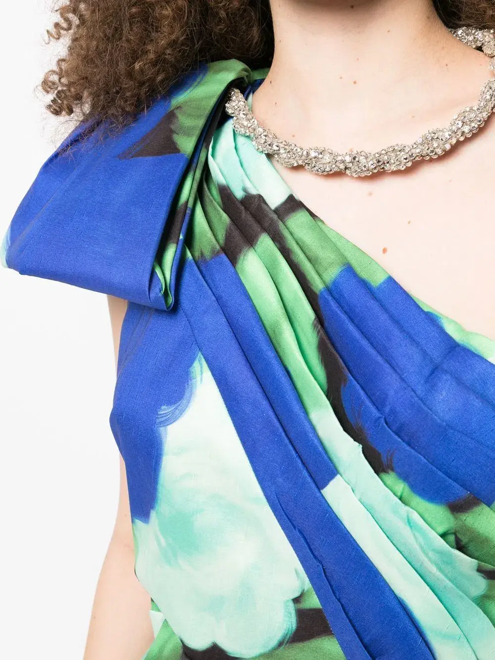 Rachel Gilbert Fauve Midi Dress Electric Floral Print Size 1 / AU 8 for rent on The Volte - main image