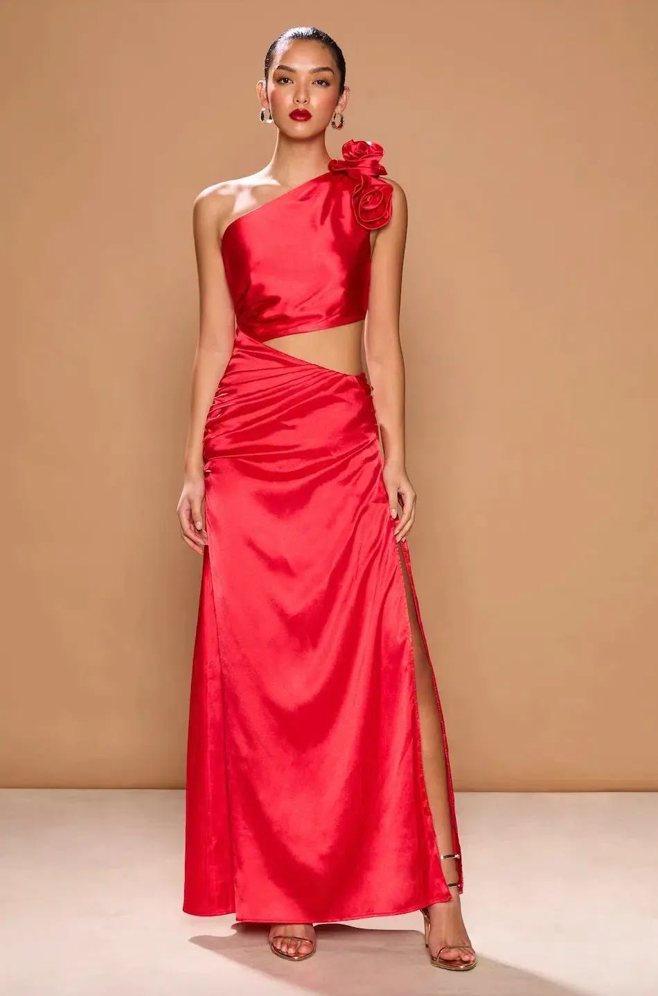 Sonya Moda Ravello Maxi Dress Red Size 8 - Image 4