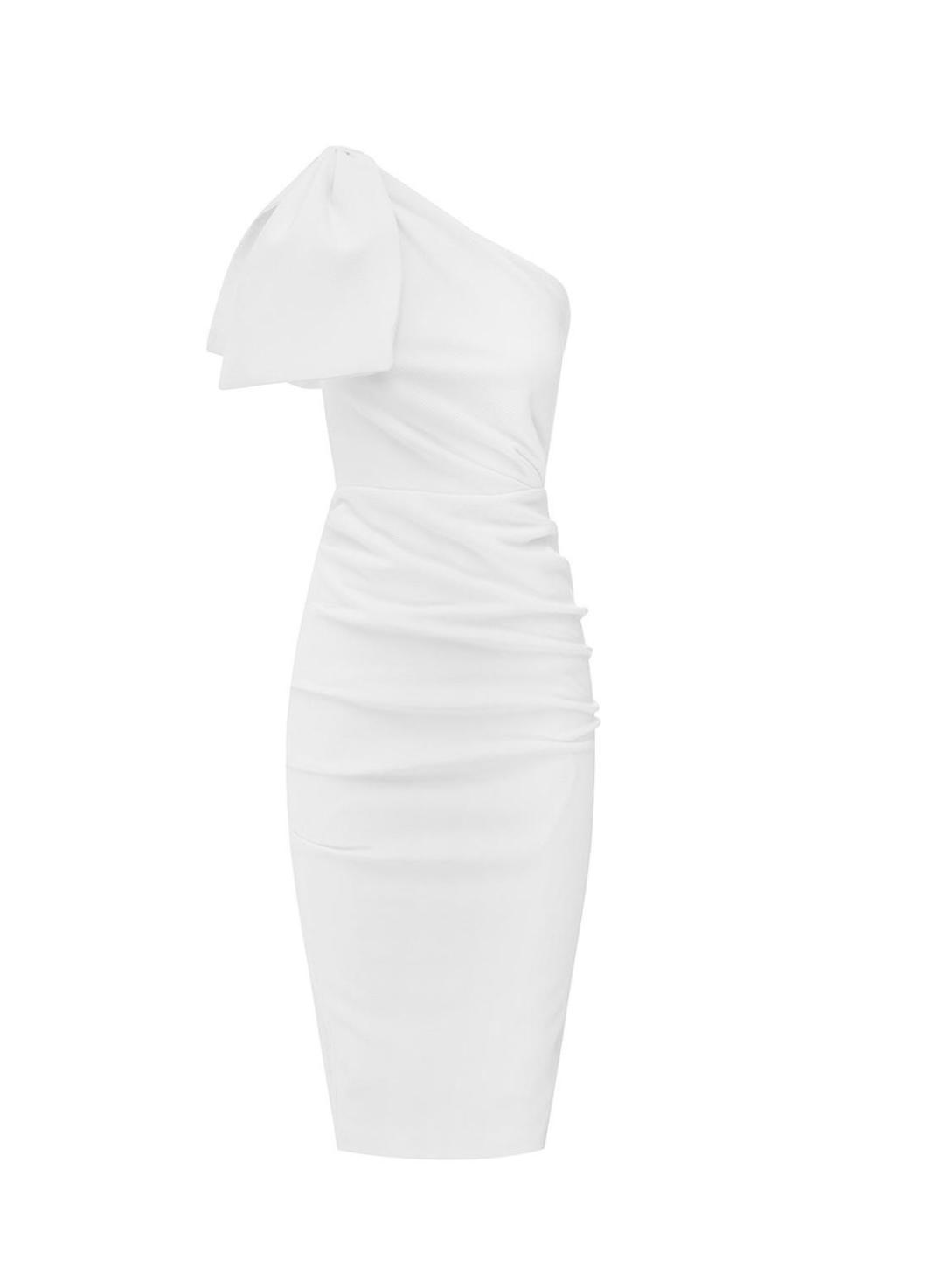 Sheike White Aysm Dress Size 10  for rent on The Volte - main image