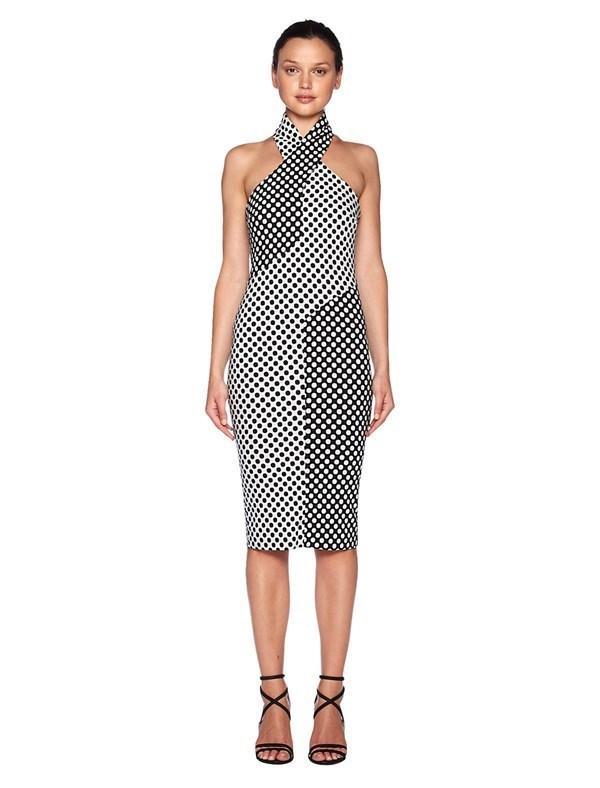 Bec & Bridge Time Rider Halter Dress in Print Size AU 12 - Image 1