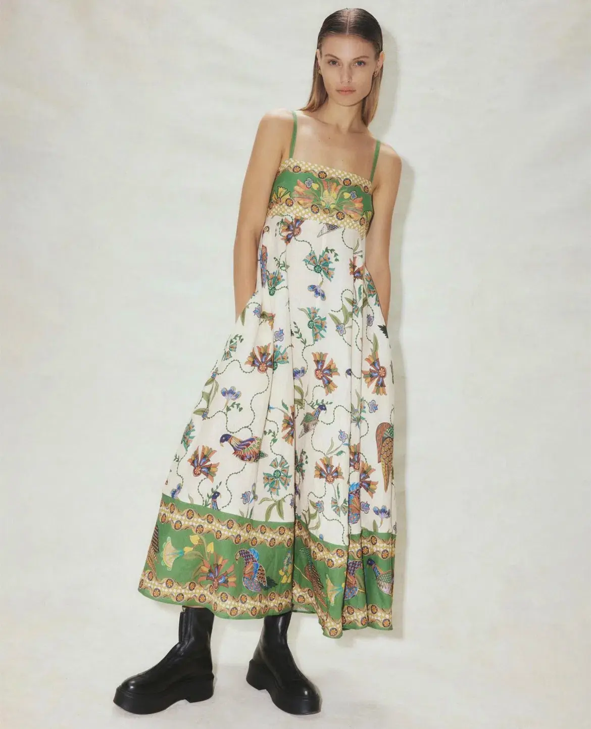 Alemais Birdie Sundress Multi Size 12 - Image 1